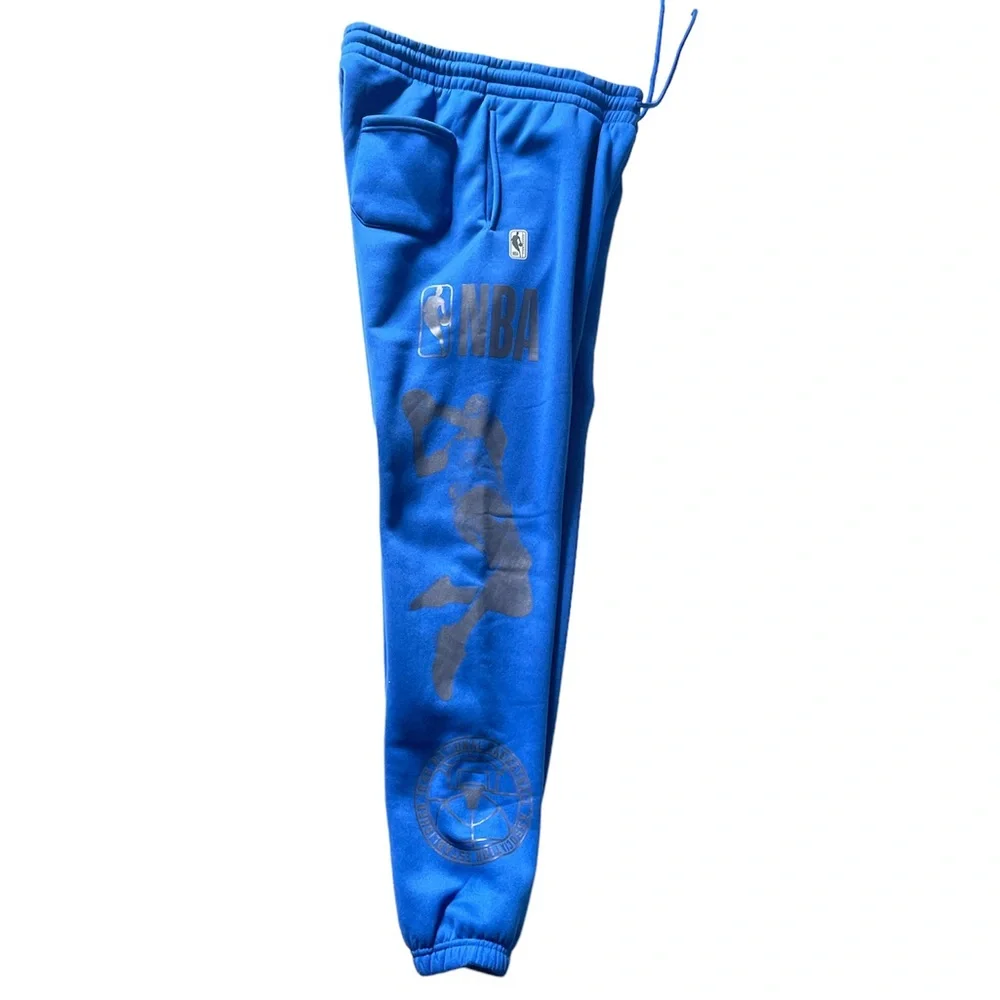 NBA Men's Jogger Basketball Pant Comfort Fit Sweatpants, Blue Size Medium - Picture 3 of 10